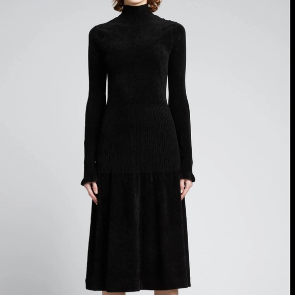 Proenza Schouler White Label Dresses & Skirts - Proenza Schouler White Label Chenille Turtleneck‎ dress in black NWT